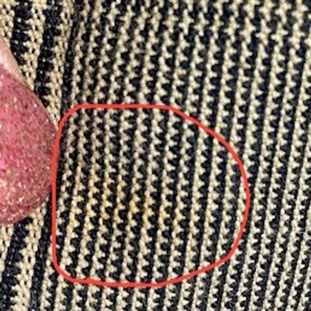 Unique Embellished Striped Blazer Jacket Floral Roses Embroidered Frayed Edges - Picture 15 of 15